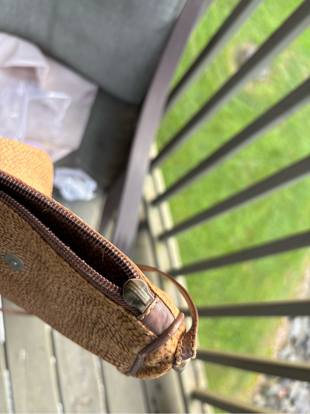 Vintage Borbonese Crossbody Bag - Picture 6 of 9